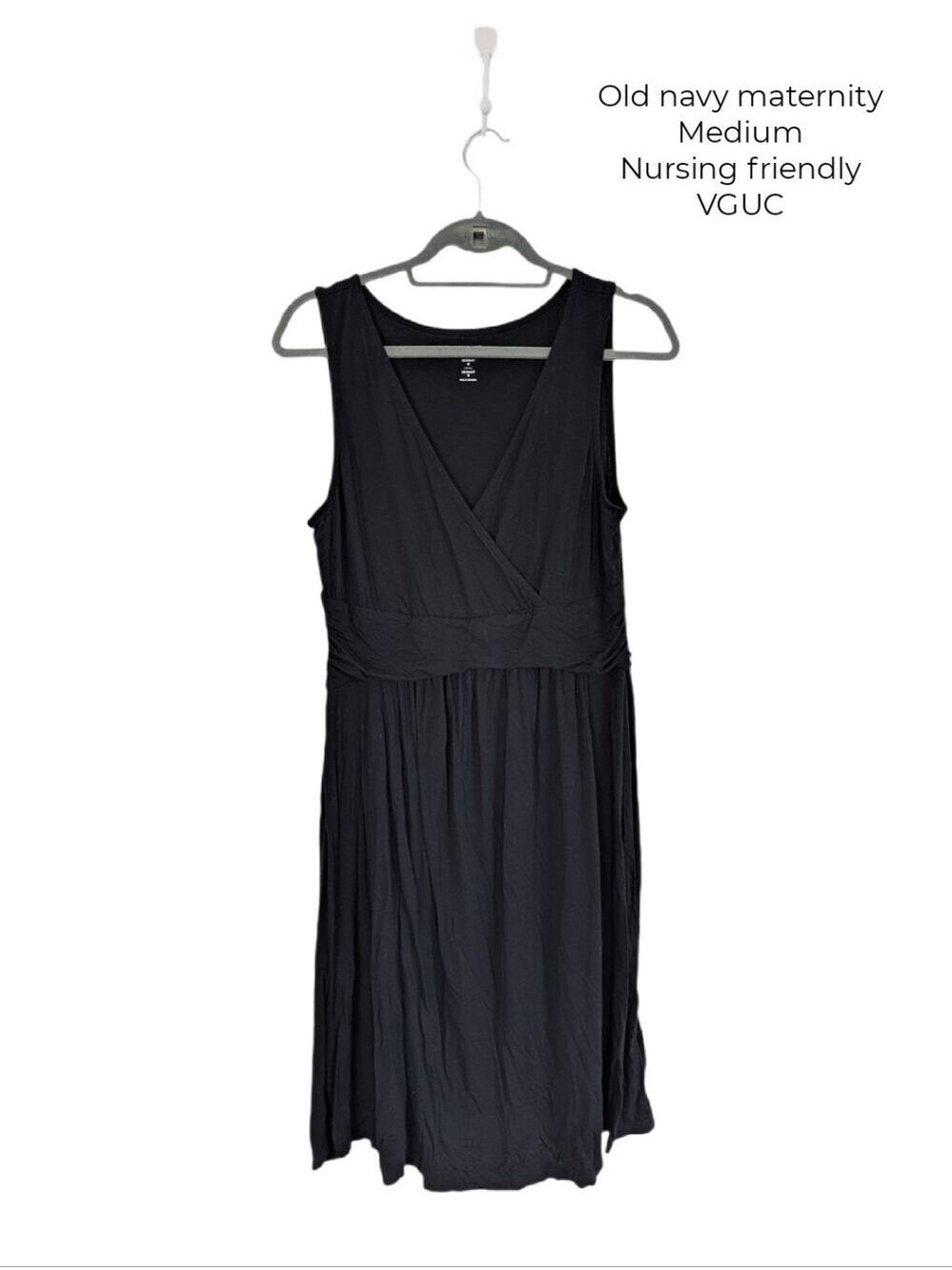 Women's‎ Old Navy Black Maternity Nursing Midi Dress